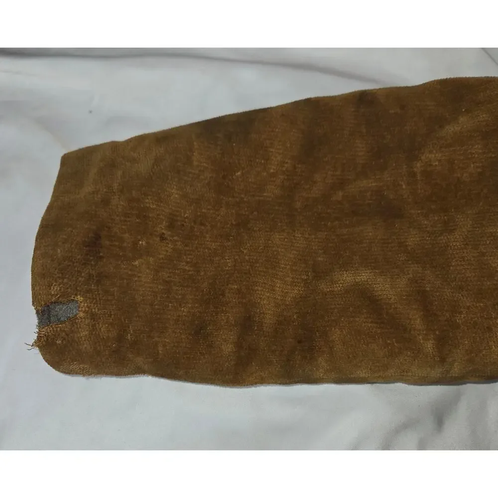 Vintage Distressed Corduroy Coat Put On Show Halloween Costume Prop Sz 22 Brown - Picture 6 of 16